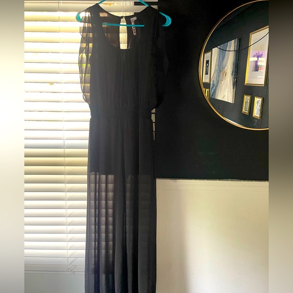 🖤 Black Sheer Jumpsuit 🖤 - Picture 1 of 8